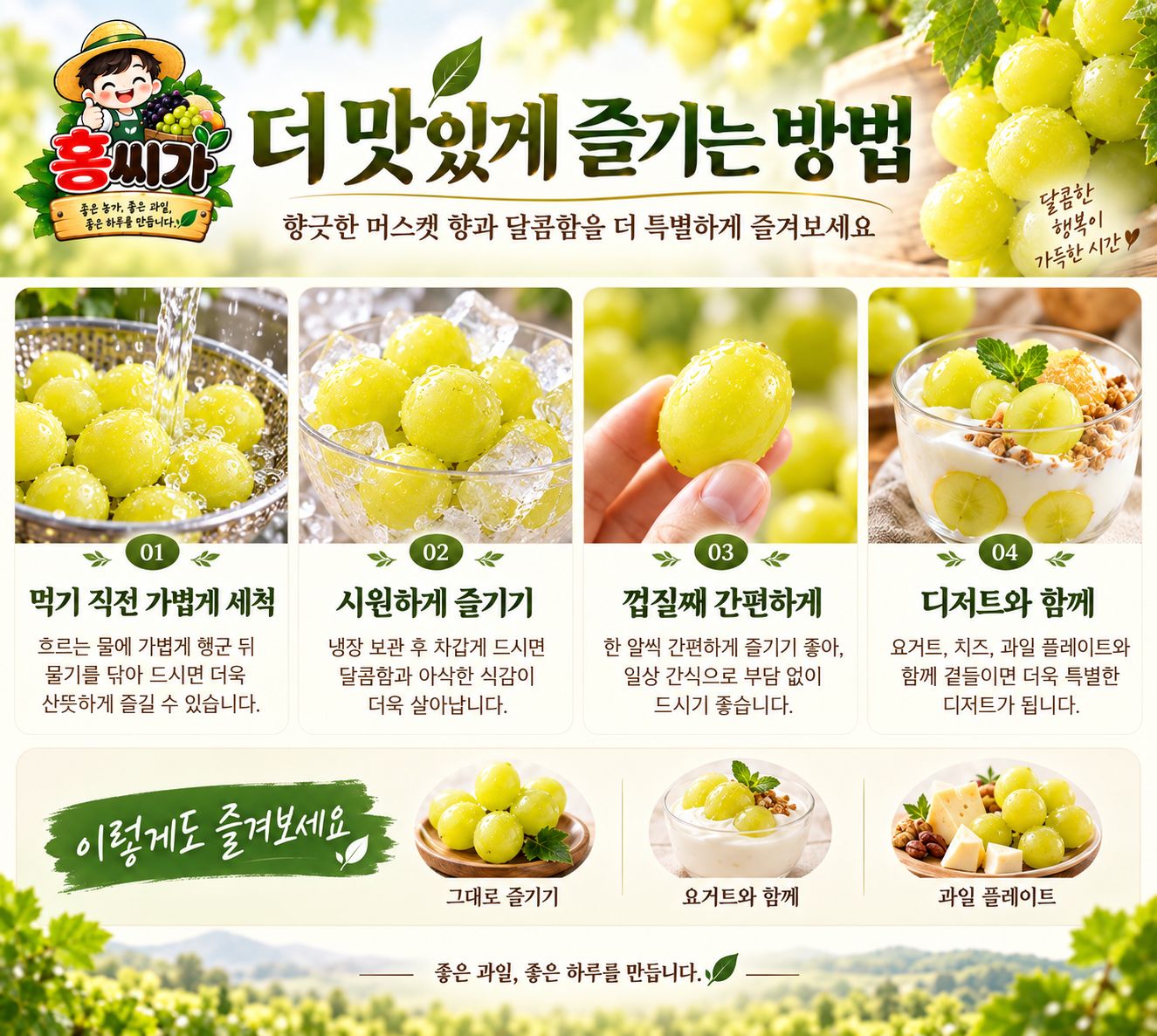 샤인머스캣을 뛰어넘는 18Brix+ 마스카써틴 2kg 상세 사진