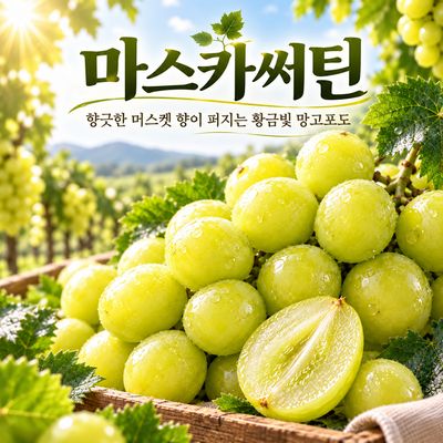 샤인머스캣을 뛰어넘는 18Brix+ 마스카써틴 2kg