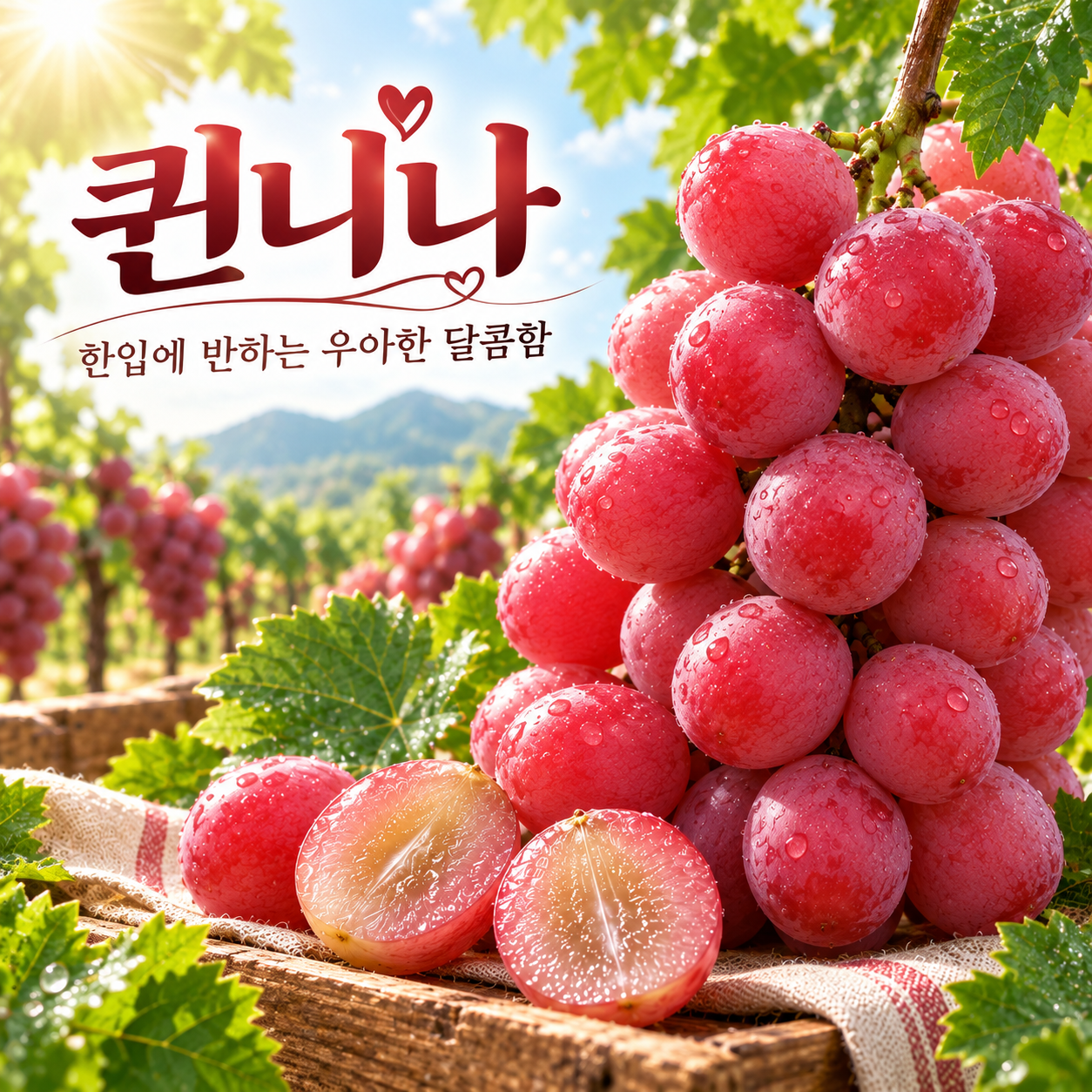 여왕의 포도 씨 없는 프리미엄 퀸니나 2kg