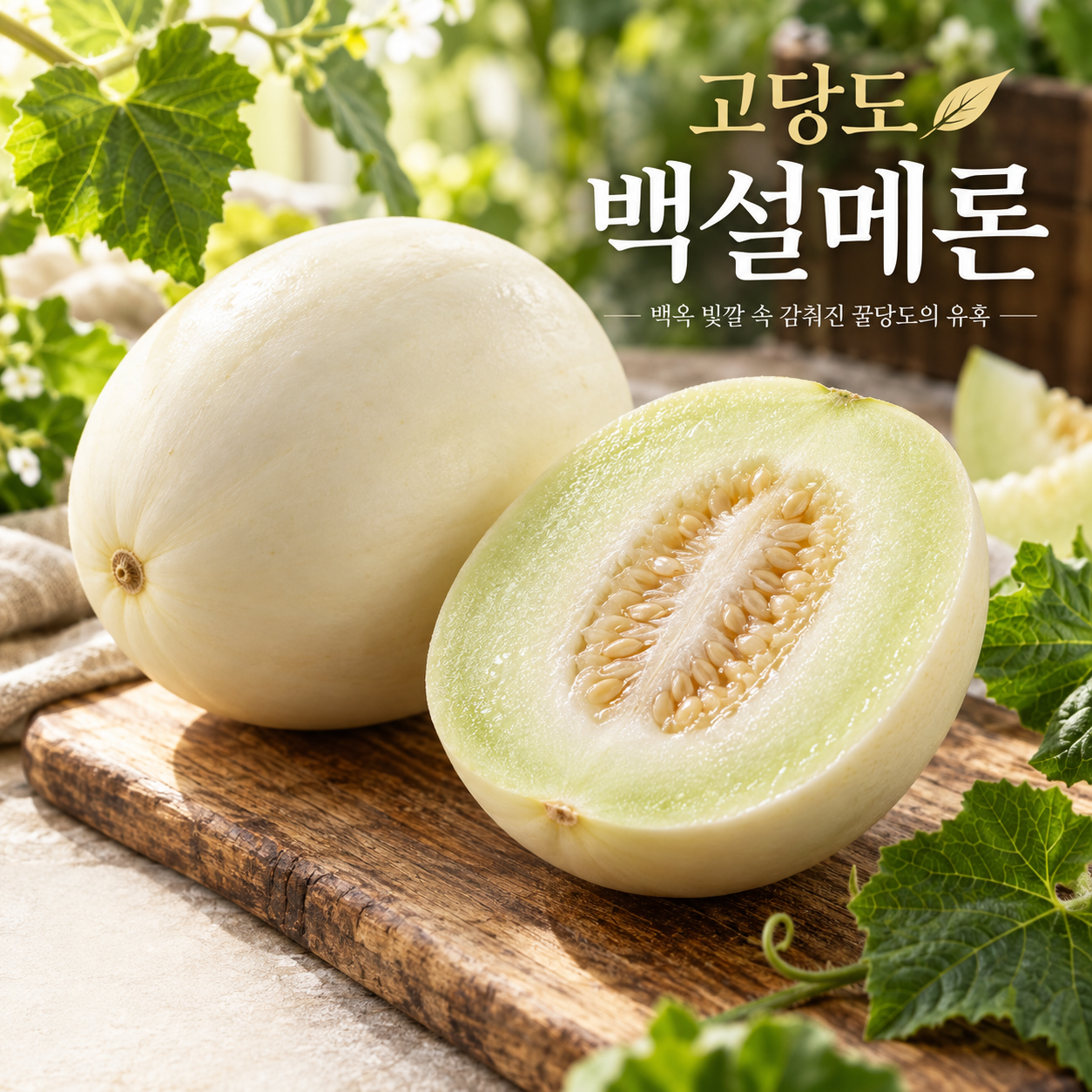 고당도 백설 메론 (수신메론/설향메론)